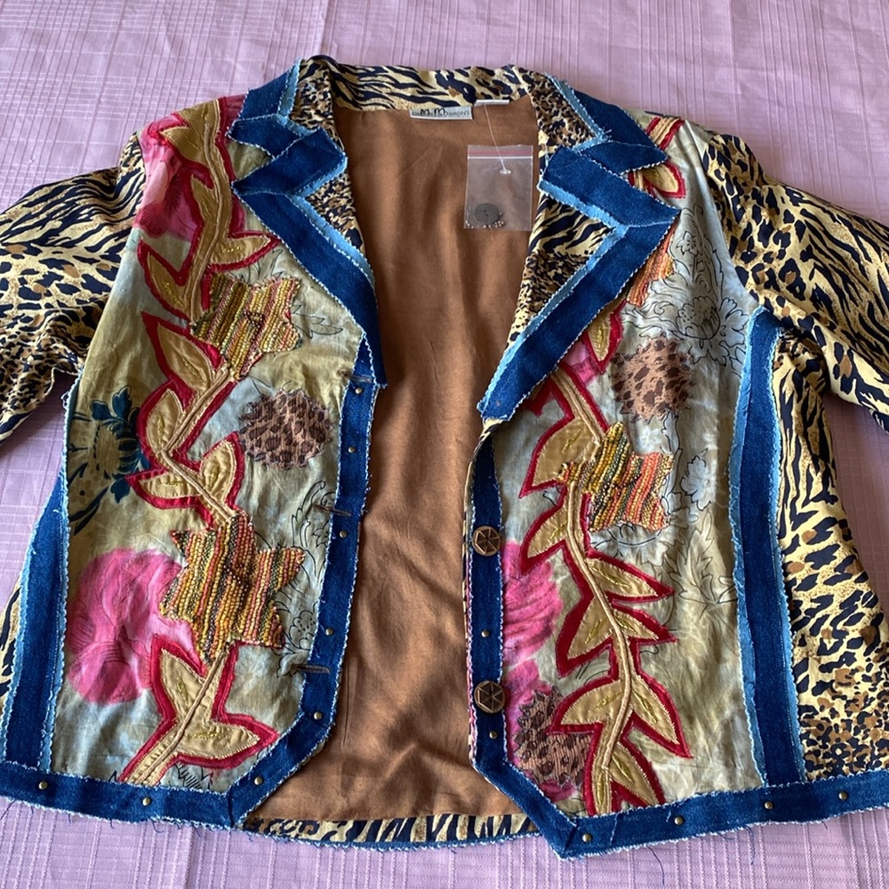 Draper’s & Damon’s Multi-Print Unique Jacket - image 1